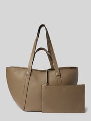 Shopper aus Leder Modell 'COSMO' von Abro Beige - 14