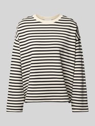 Sweatshirt mit Streifenmuster Modell 'FRANKAA' von ARMEDANGELS - 5