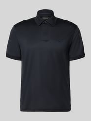 Slim Fit Poloshirt mit Logo-Stitching von Emporio Armani - 1