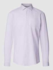 Slim Fit Business-Hemd mit Kentkragen von Jake*s Lila - 18