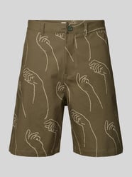 Korte regular fit broek met steekzakken, model 'fallon' van Wood Wood - 23