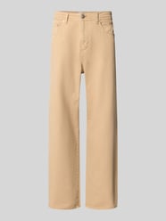 Straight Fit Jeans aus reiner Baumwolle Modell 'ALEX ORIGINAL' von JACK & JONES Beige - 45