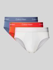 Slip mit elastischem Logo-Bund im 3er-Pack von Calvin Klein Underwear - 1
