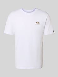 T-Shirt mit Label-Print und Rundhalsausschnitt von Alpha Industries - 2