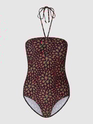 Badpak met halter  van Becksöndergaard Grijs / zwart - 48