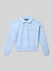 Cropped Sweatshirt mit Polokragen von Polo Ralph Lauren Teens - 17