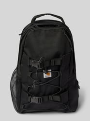 Rucksack mit Label-Patch Modell 'KICKFLIP' von Carhartt Work In Progress Schwarz - 7