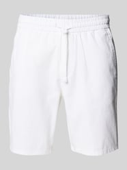 Shorts aus Baumwoll-Leinen-Mix Modell 'LINUS' von Only & Sons - 13