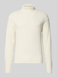 Golf ze ściegiem warkoczowym model ‘JORDEN’ od Redefined Rebel - 4