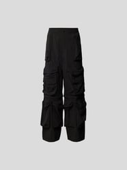 Cargohose mit elastischem Bund von Diesel Schwarz - 46
