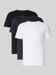 Regular Fit T-Shirt Set aus reiner Baumwolle im 3er-Pack von SELECTED HOMME - 16