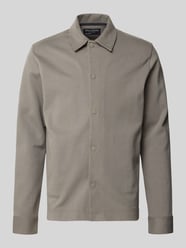 Regular Fit Hemdjacke aus Baumwoll-Mix von Marc O'Polo Beige - 3