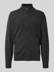 Regular fit gebreid jack van echte wol van Barbour - 7