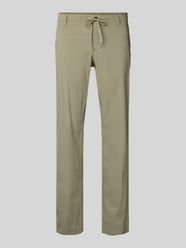Slim fit broek met tunnelkoord, model 'LERO' van SELECTED HOMME - 4