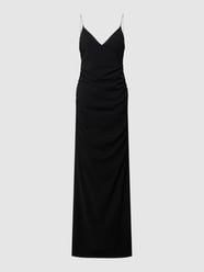 Abendkleid mit Herz-Ausschnitt von Jake*s Cocktail Schwarz - 45