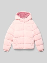 Gewatteerd jack met capuchon van Levi’s® Kids Fuchsia - 37