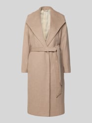 Regular Fit Mantel aus Woll-Mix Modell 'ROSA' von Selected Beige - 17