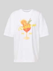 t-shirt z tylnym nadrukiem z motywem od REVIEW - 34