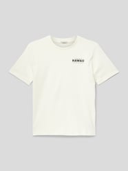 T-Shirt mit Statement-Print von Tom Tailor Weiß - 3