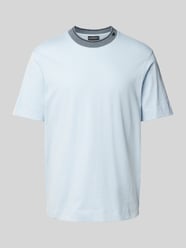 T-Shirt mit Label-Stitching von Emporio Armani - 4