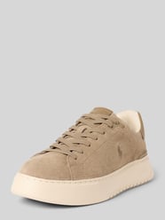 Sneaker aus echtem Rindsleder von Polo Ralph Lauren Beige - 40
