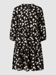 Jurk van viscose  van Taifun Grijs / zwart - 39