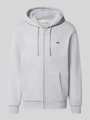 Regular fit sweatjack van katoenmix van Lacoste - 3