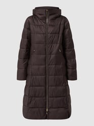 Gewatteerde jas met capuchon van Pennyblack Bruin - 33