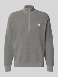 Troyer o kroju loose fit z prążkowanymi wykończeniami od Calvin Klein Jeans - 2