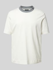 T-Shirt mit Label-Stitching von Emporio Armani - 44