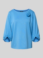 Sweatshirt met broderie anglaise van More & More - 34