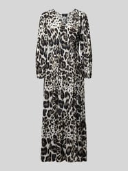 Maxikleid aus Viskose mit Volantsaum von monari - 40