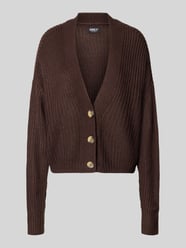 boxy fit gebreid jack met v-hals model 'CAROL' van ONLY - 29