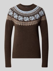 Pullover mit kontrastreichem Rundhals-Strickmuster von VERO MODA - 48