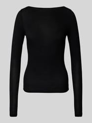 Longsleeve mit U-Boot-Ausschnitt von WEEKDAY Schwarz - 2