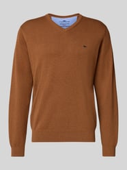 Strickpullover mit Logo-Detail von Fynch-Hatton - 11