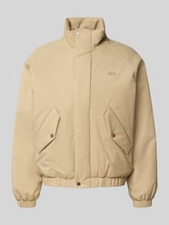 Regular Fit Bomberjacke mit Stehkragen von Lacoste Beige - 2