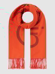 Schal mit Logo-Muster  von CK Calvin Klein Orange - 12