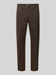 Slim fit chino van katoenmix, model '175 BRUSHED' van SELECTED HOMME - 18