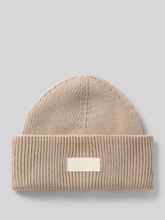 Beanie mit Label-Patch von DRYKORN Beige - 35