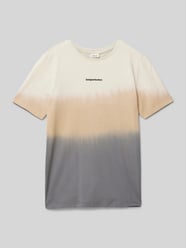 Regular Fit T-Shirt aus reiner Baumwolle mit gummiertem Schriftzug-Print von s.Oliver RED LABEL Beige - 47