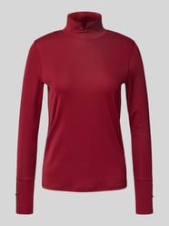 Regular fit colshirt met lange mouwen van Marc Cain Bordeaux - 14