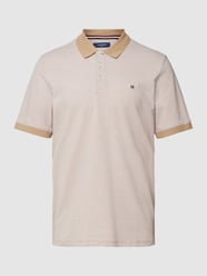 Poloshirt met labelstitching, model 'BLUGUNNER' van Jack & Jones Premium Beige - 25