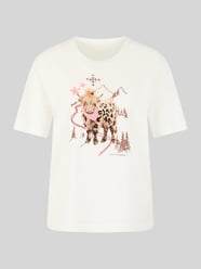 T-Shirt aus Baumwolle mit Motiv-Print von Marc Cain - 28