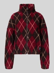 Oversized sweatjack van teddybont, model 'ELINE LIFE' van Only Bordeaux - 1