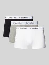 Trunks aus Viskose mit Label-Bund im 3er-Pack von Calvin Klein Underwear Weiß - 20