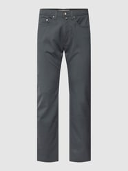 Hose mit Label-Details Modell 'Lyon' von Pierre Cardin Grau - 34