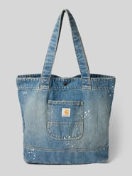 Tote Bag aus reiner Baumwolle in Denim-Optik von Carhartt Work In Progress - 2