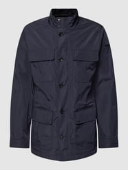 Jacke mit Pattentaschen Modell von Geox Blau - 34
