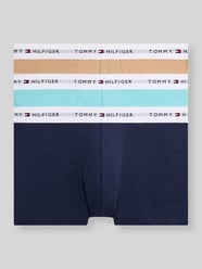obcisłe bokserki o kroju regular fit z mieszanki bawełny w zestawie 3 szt. od Tommy Hilfiger - 2